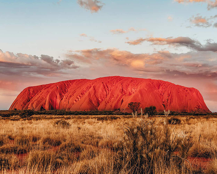 Uluru - image courtesy of Journey Beyond Rail.